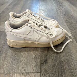 White Nike Air Force 1 Sneakers